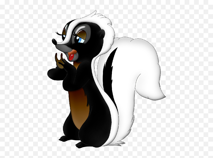 Flower Skunk Clipart - Skunk Clipart Hd Png,Skunk Png