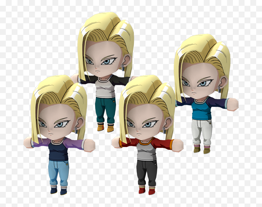 Pc Computer - Fighter Z Android 18 Casual Png,Android 18 Png