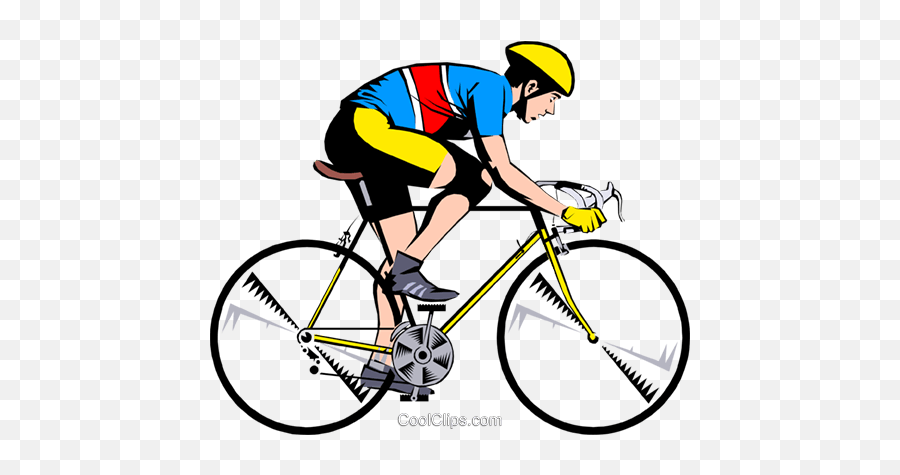 Cyclist - Man On Bike Clipart Png,Cyclist Png