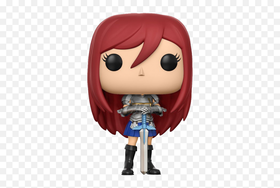 Vinyl Fairy Tail - Erza Scarlet Funko Pop Full Size Png Figurine Pop Fairy Tail,Erza Scarlet Png