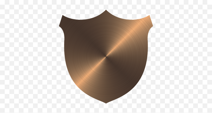 Download Shield 3 Flat Brushed Circular Copper Metallic - Shield Png,Metal Texture Png