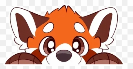 Red Panda Whatsapp Stickers - Stickers Cloud Red Fox Png,Red Panda Transparent