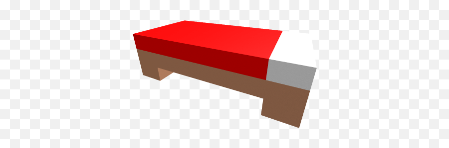 Minecraft Bed 100 Takes D - Roblox Bench Png,Minecraft Bed Png