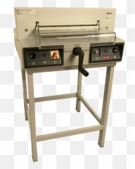 Pre - Owned Ideal 4315 Guillotine Cutter With Stand Drawer Png,Guillotine Png