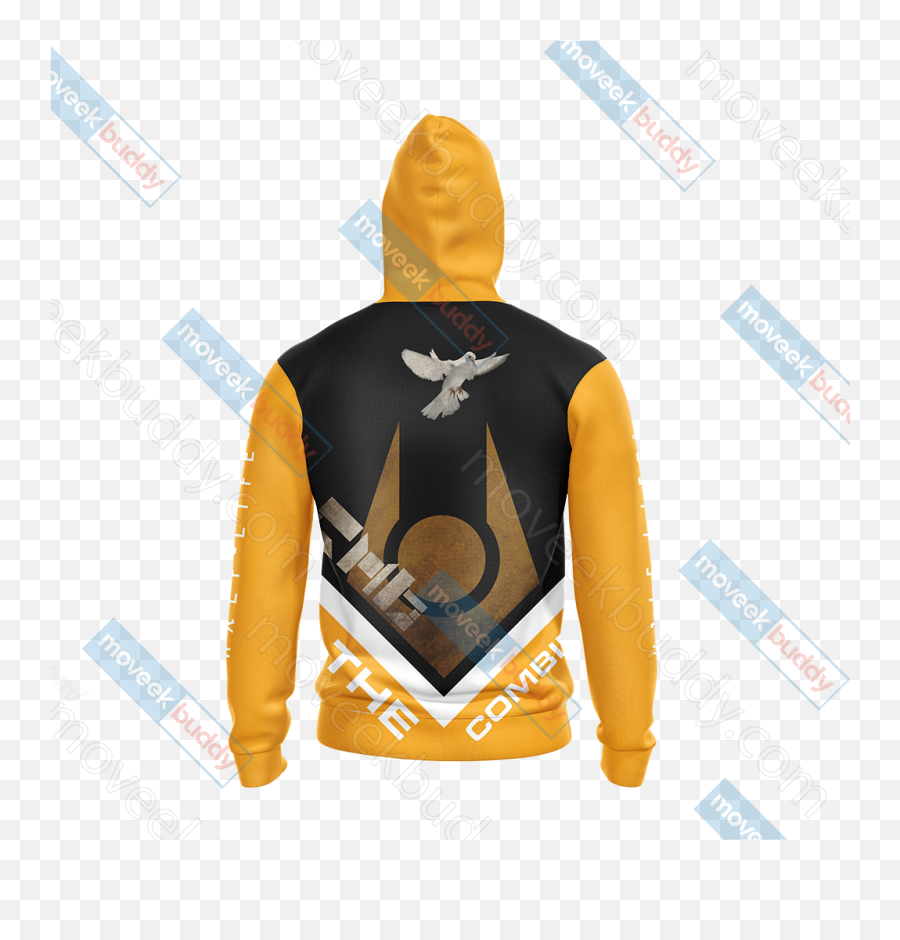 Half - Life 2 Combine Symbol Unisex Zip Up Hoodie Jacket White Dove Png,Half Life 2 Logo