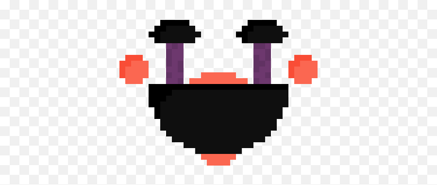 Download Hd Fnaf 2 Marionette By - Musical Ly Pixel Art Deadpool Logo Pixel Art Png,Musical Ly Png