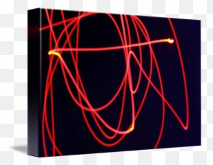 Fiery Red Light Strings By Mike Burke - Art png