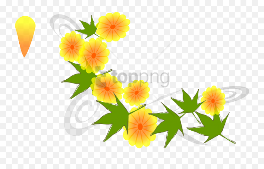 Free Png Inspired Yellow Flower Flowers Japanese Clipart - Day Clip Art,Yellow Flowers Png