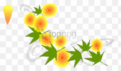 Free Png Inspired Yellow Flower Flowers Japanese Clipart - Day Art