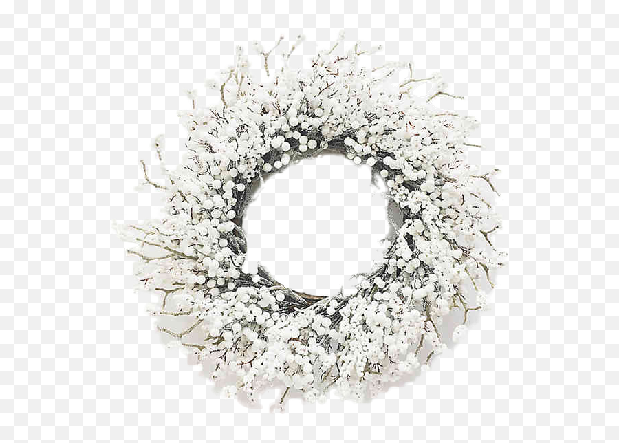 Bee U0026 Willow Home 30 - Inch Berry Artificial Christmas Wreath In White Circle Png,White Wreath Png