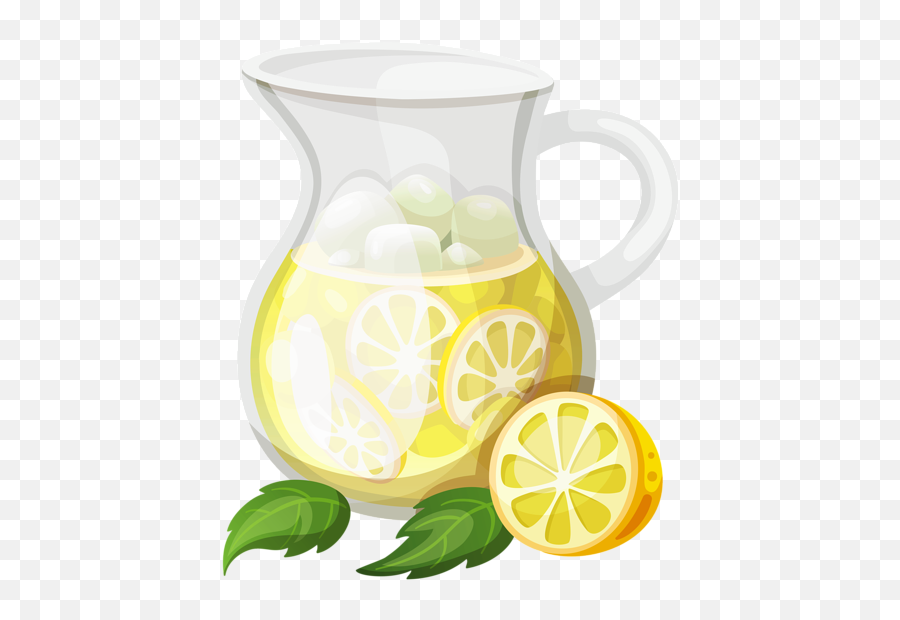 Transparent Ice Lemonade Png Clipart - Pitcher Of Lemonade Png,Lemonade Png