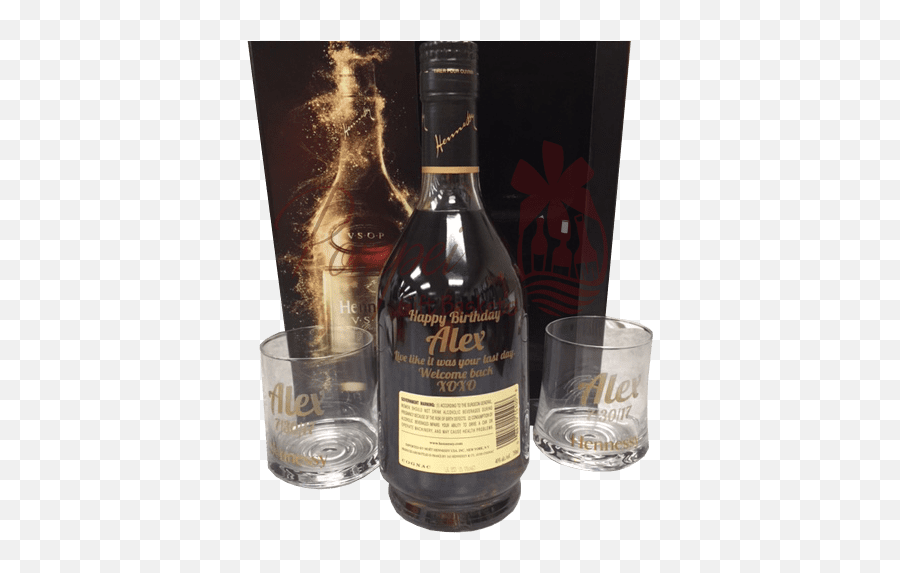 Hennessy Vsop Privilege Gift Set - Single Malt Whisky Png,Hennessy Bottle Png