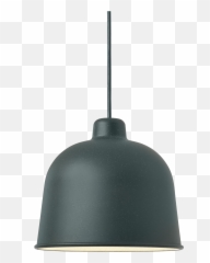 Grain Pendant Lamp - Muuto Dark Green png