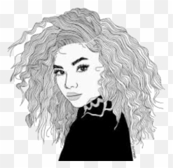 Download Realistic Outline Of Girl Face Hd Png