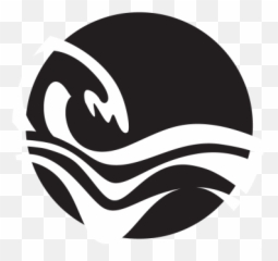 Cartoon Wave Gobo - Black Transparent png