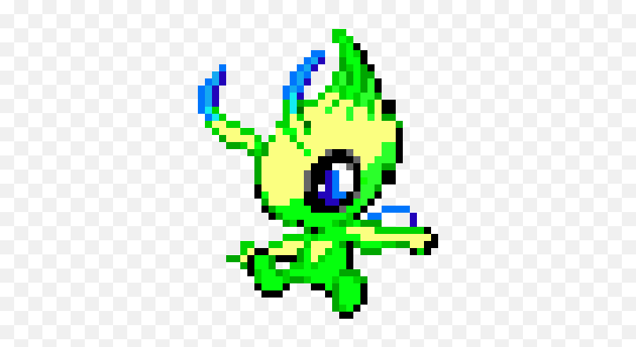 Pokemon - Celebi Pixel Art Png,Celebi Png