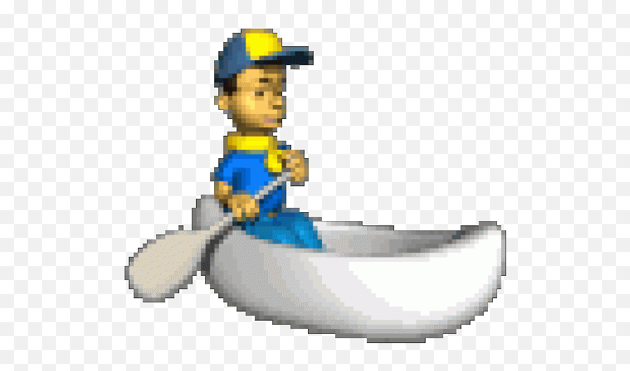 Row Boat Clipart Animation - Animated Paddle Gif Png,Row Boat Png