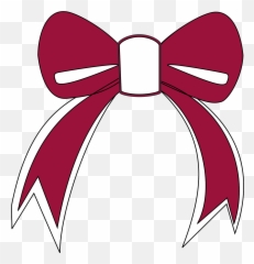 Rimson Christmas Bow Clipart Png