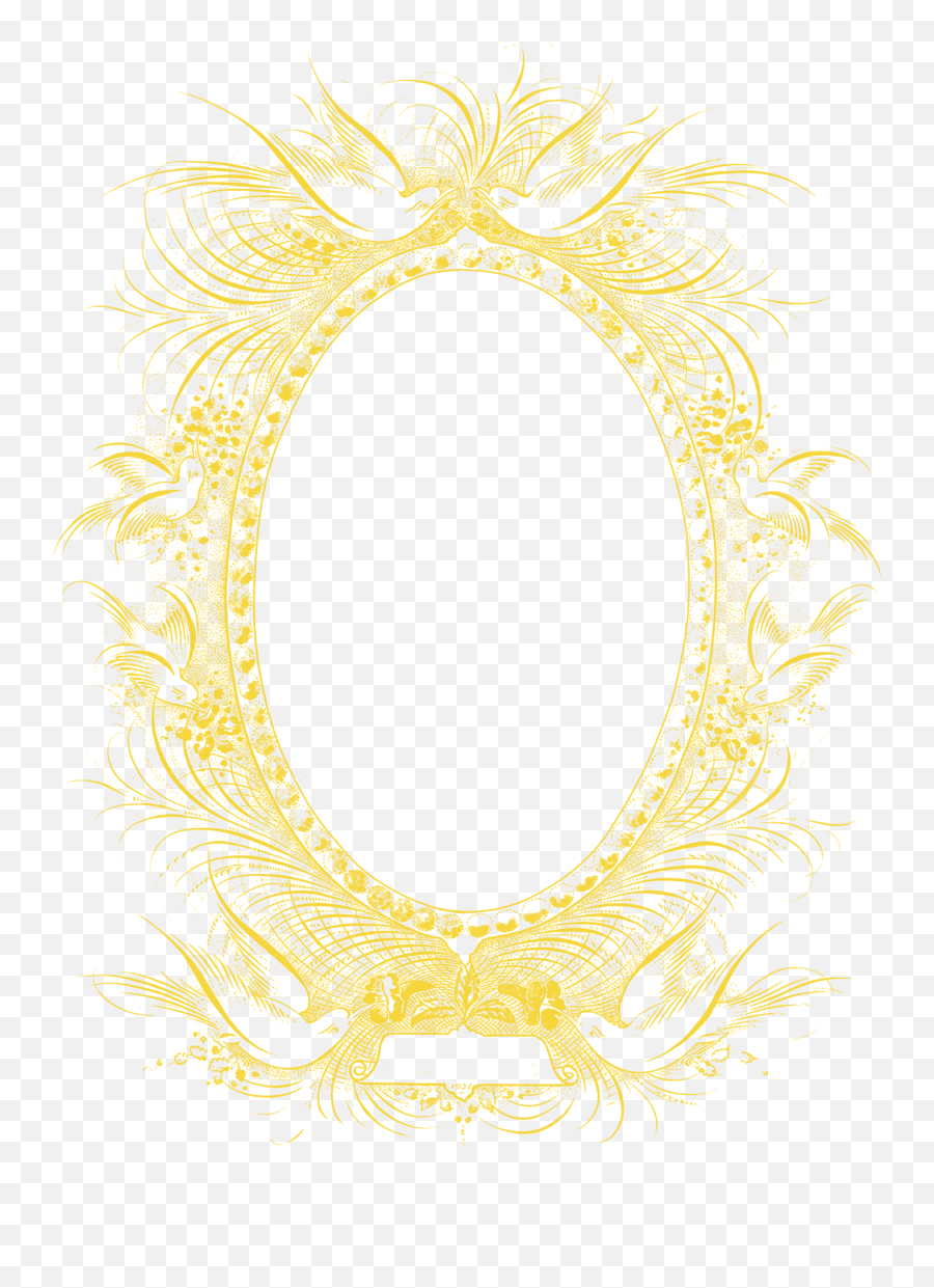 Download Picture Pattern Frame Yellow Orange Feather Clipart - Eiffel Tower Png,Yellow Frame Png