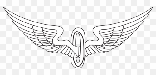 Eagle Wings Outline Svg Vector Clip Art - Line Art png