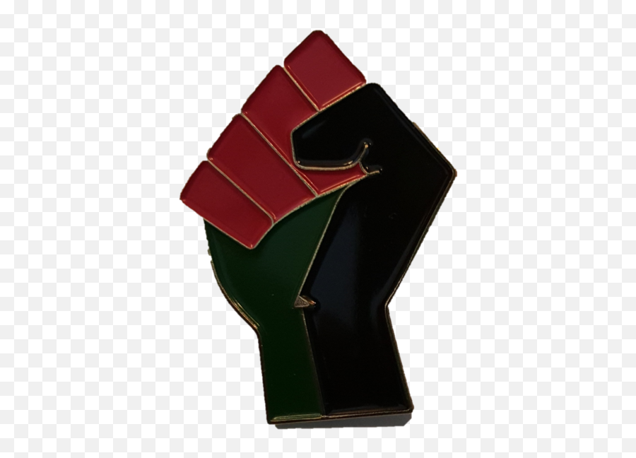 Black Liberation Lapel Pin Power Fist - Red Black Green Fist Png,Black Power Fist Png