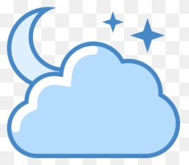 Driverlayer Search Engine - Night Cloud Icon Transparent Weather Aesthetic Purple png