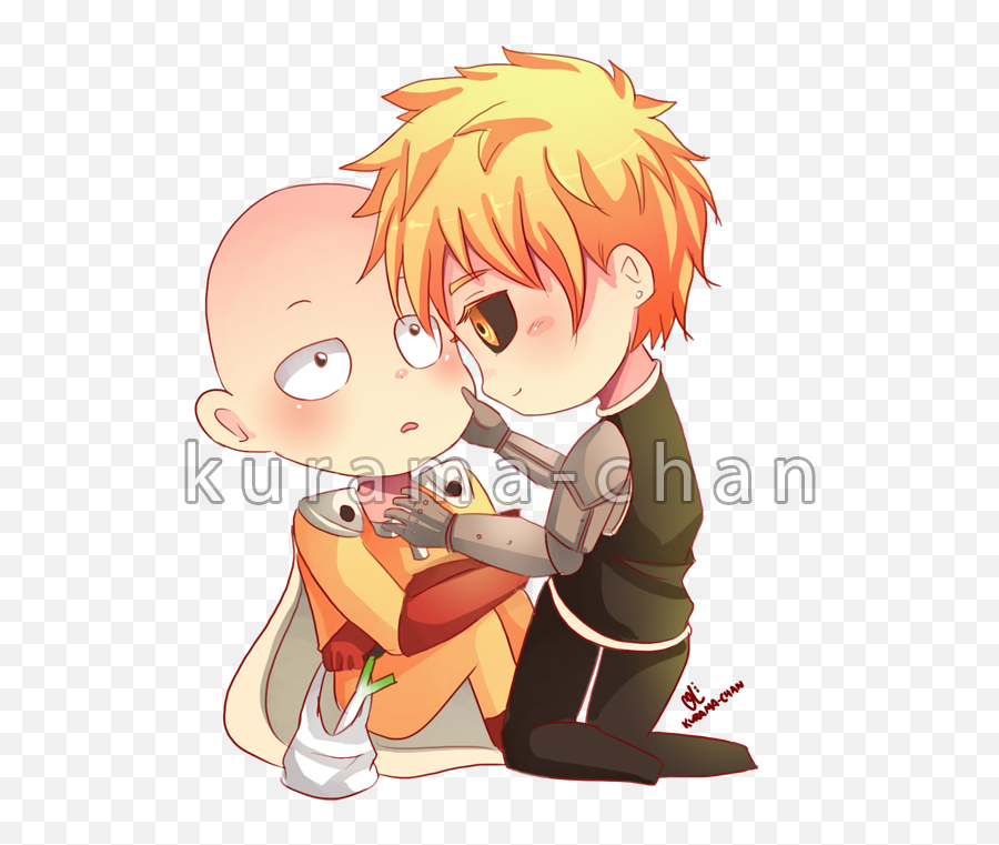 Download Hd Jpg Freeuse One Punch Man X Genos By Kurama - Draw One Punch Man Png,Genos Png