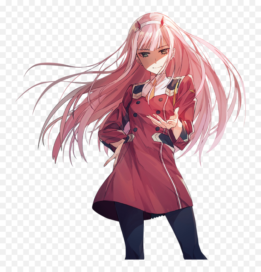 Zerotwo Render Icon Sticker - Cuantos Capítulos Tiene Darling In The Franxx Png,Zero Two Icon