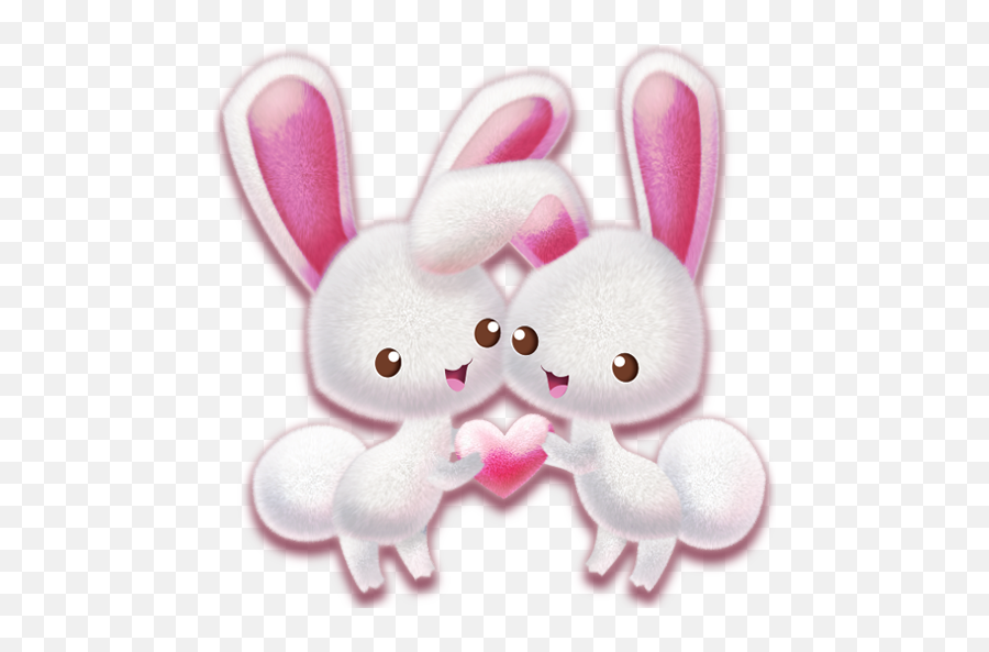 Kawaii Cute Bunny Comic Theme - Cute Rabbit Theme Png,Gambar Icon Lucu
