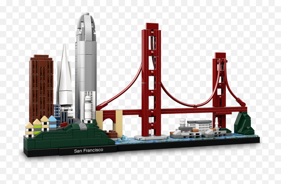 Lego Architecture San Francisco 21043 - Lego San Francisco Png,Icon Guide Skyline Cities