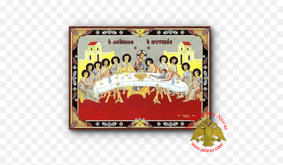 Russian Orthodox Mystical Supper Silver - Religion Png,Mystical Supper Orthodox Icon
