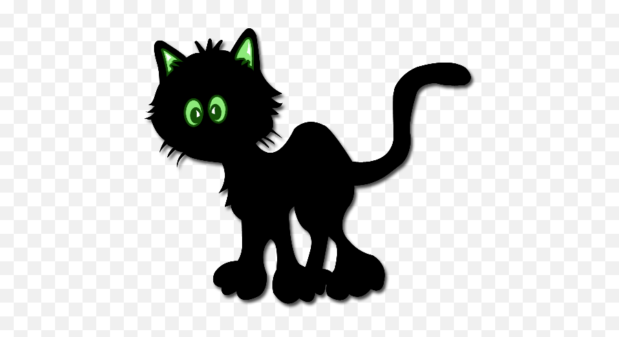 Background Black Cat Transparent - No Background Black Cats Png,Cat With Transparent Background