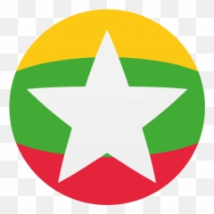 Myanmar Round Flag Icon Png Transparent - Freepngdesigncom Of