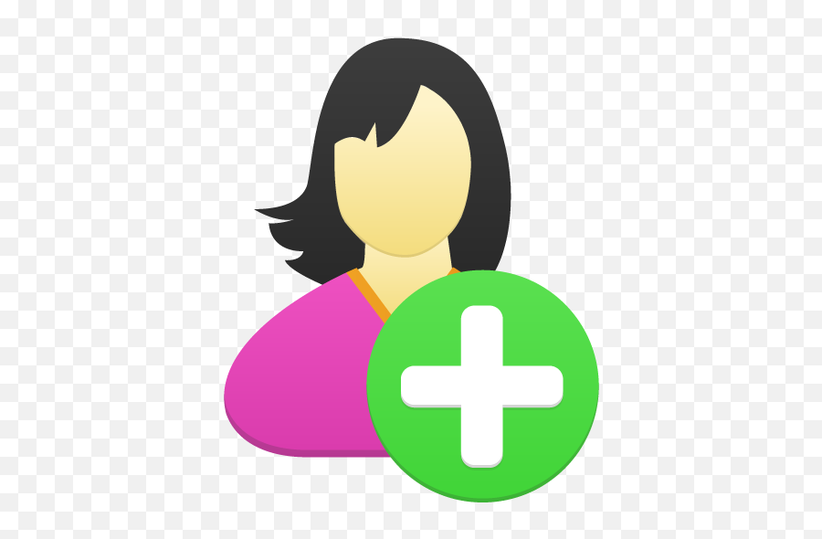 Female User Add Icon Flatastic 5 Iconset Custom Design - User Icon Png,Female Symbol Png