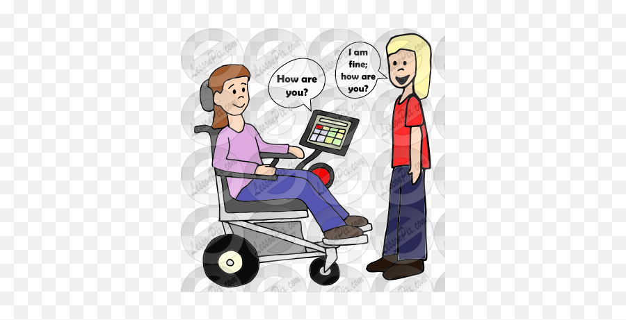 Aac Picture For Classroom Therapy Use - Great Aac Clipart Good Png,Aac Icon