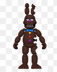 Funko Action Figure Fnaf Pizza Sim - Rockstar Freddy Chocolate Bonnie png