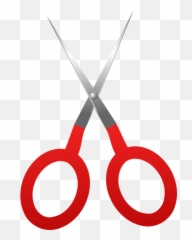 Scissors Cut Tool - Tesoura Vermelha Png,Scissors Clipart Transparent