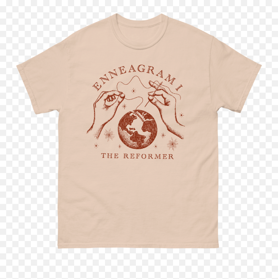 Enneagram 1 Graphic T - Shirt The Reformer Short Sleeve Png,Reformers Icon