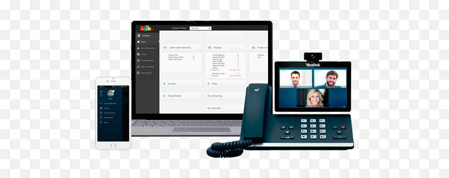 Business Voip Phone Services - Biztec Teams Any Device Png,Ip Phone Icon