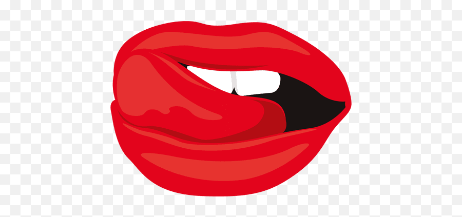 Sexy Mouth Expression - Transparent Png U0026 Svg Vector File Boca Com Lingua Png,Lip Print Png