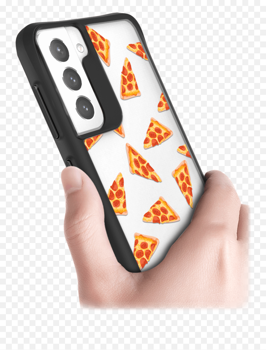 Dailyobjects Pizza Slice Icon Black Hybrid Clear Case Cover - Mobile Phone Case Png,Plus 1 Icon