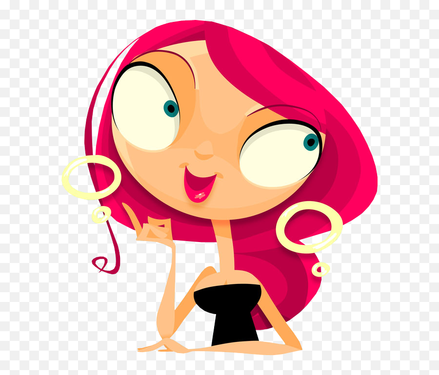 Female Clipart Thinking Transparent Free - Cartoon Girl Thinking Png,Thinking Face Png