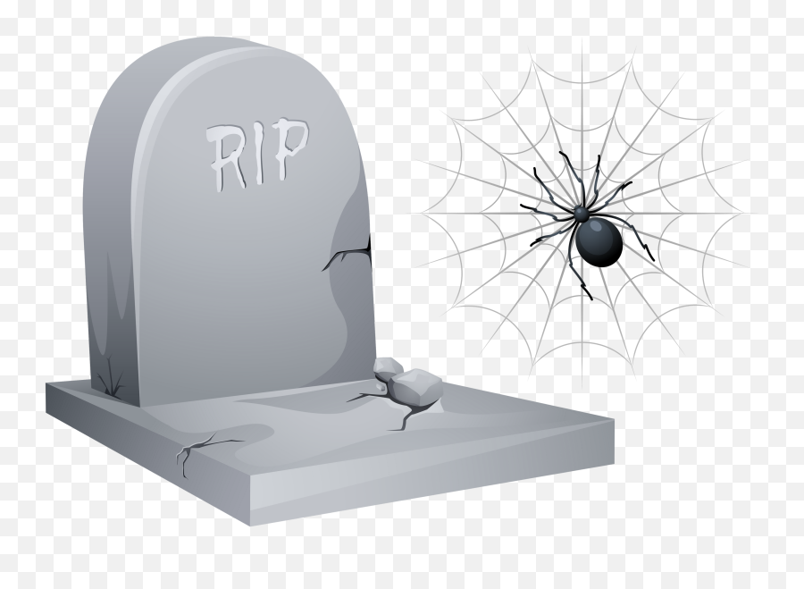 Gravestone Clipart Cute - Tombstone Halloween Png,Gravestone Transparent