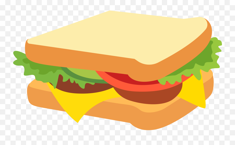 Sandwich Vector With Transparent Background - Food Vector Transparent Background Png,Sandwich Transparent Background
