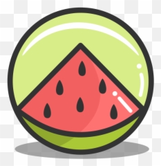 Button Watermelon Icon Splash Of Fruit Iconset Alex T - Png Help