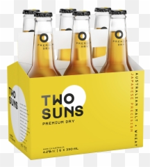 Buy Two Suns Premium Dry Lager 330ml Online Today Bws - Two Suns Premium Dry Png,Suns Logo Png