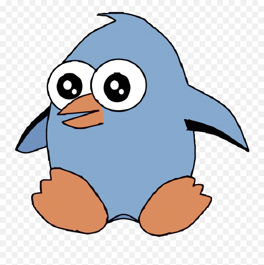 Cartoon Of A Cute Penguin Clipart Png - Clip Art,Penguin Png