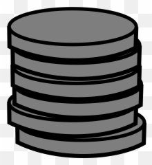 Silver Coins Cartoon Png Clipart - Silver Coins Clipart Png,Silver Coin Png