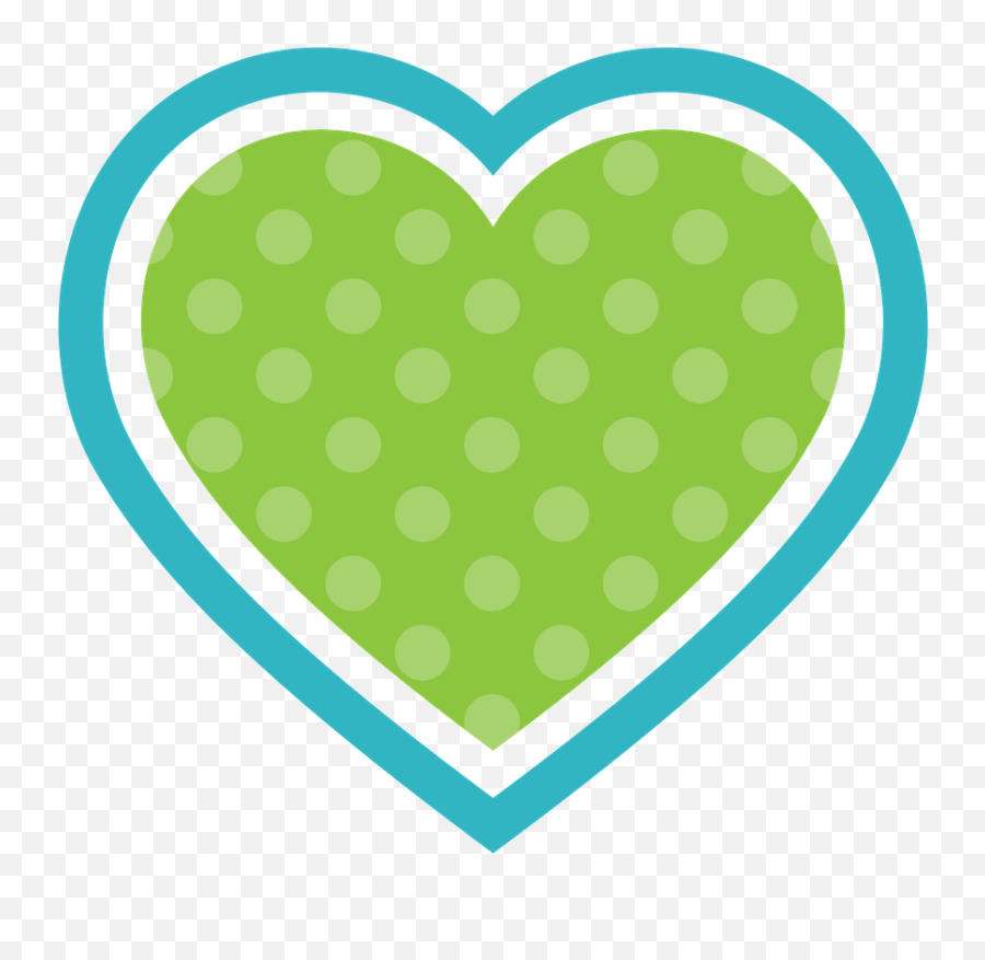 Dont Break My Heart Love Baby Shower Clipart - Heart Green Clipart Dots Png,Corazon Png