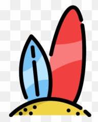 Surfboard Beach Png Icon - Clip Art,Beach Png
